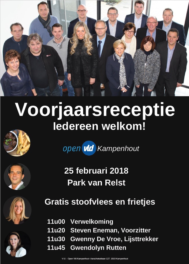 VOORJAARSRECEPTIE 2018