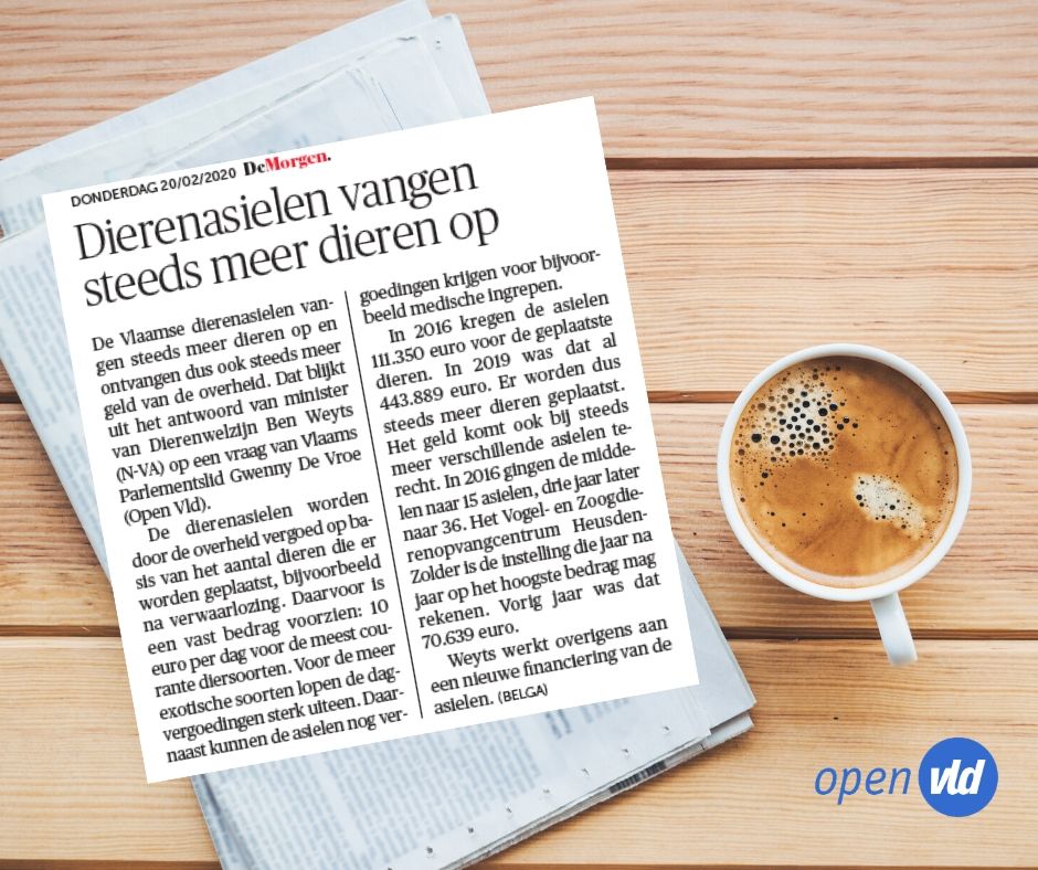 artikel de morgen dierenasielen